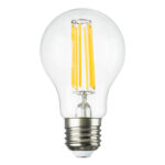 933002 Лампа энергосберегающая LED FILAMENT 220V A60 E27 8W=80W 810LM 360G CL 3000K 15000H — изображение 2