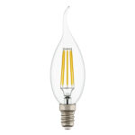 933602 Лампа энергосберегающая LED FILAMENT 220V CA35 E14 6W=65W 400-430LM 360G CL 3000K 30000H
