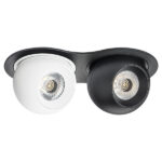 i6276272 Светильник INTERO LED 9W*2 850LM*2 24G ЧЕРНЫЙ/БЕЛЫЙ 3000K (217627+217062+217072)