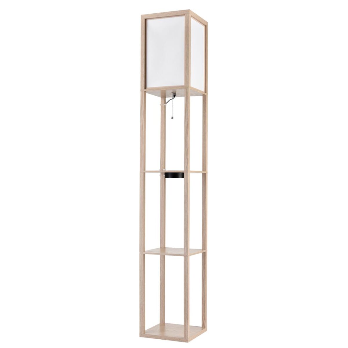 9f0c64fa5d9f5d0e20732aee7bab55b6 8091/1F COMFI LN26 459 дерево/белый, дерево/текстиль Торшер Е27 1*60W 220V PRACTIC — изображение 1