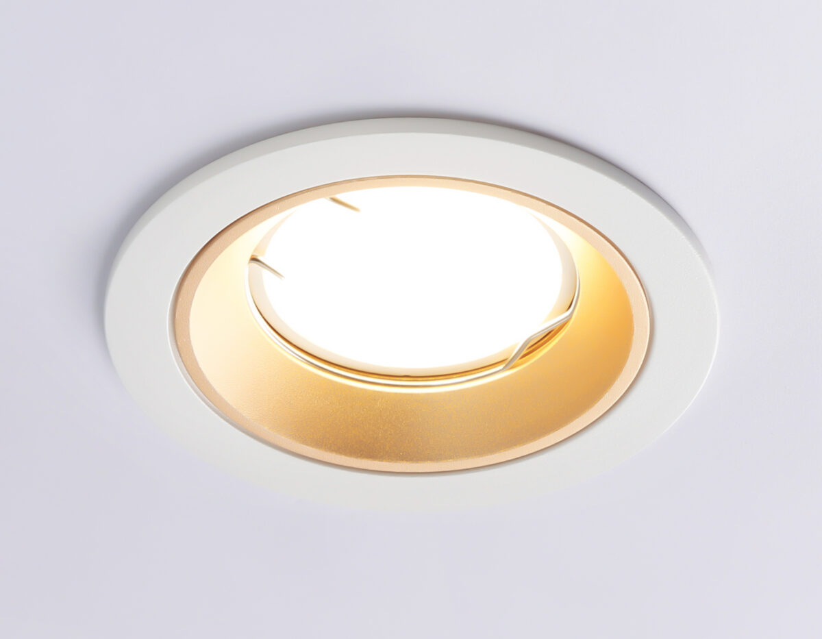 A8922 WH/GD белый/золото MR16 GU5.3 D92*24 — изображение 4
