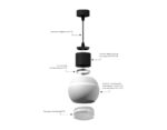 C7511 SBK черный песок D80*H60mm MR16 GU5.3 — изображение 6
