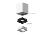 C7821 SBK черный песок 70*70*H125mm MR16 GU5.3 — изображение 3