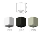 C7840 SWH белый песок 95*95*H100mm MR16 GU5.3 — изображение 2
