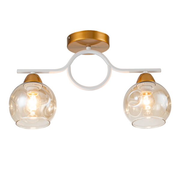 Escada 1100/2P E27*60W Gold/White