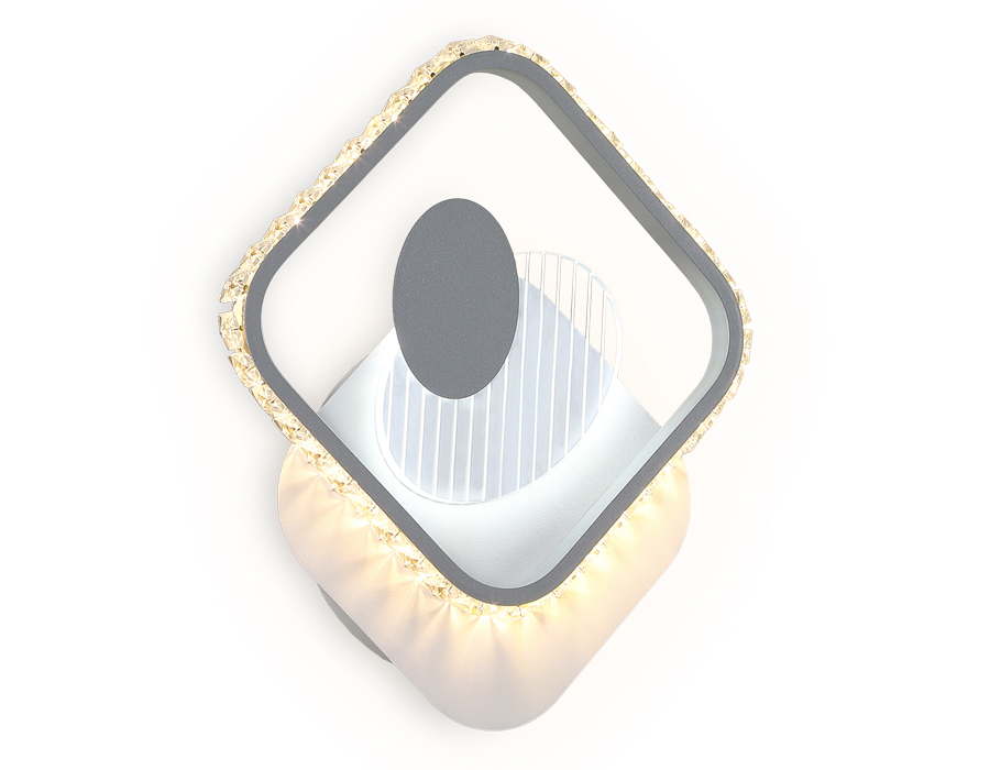 FA266 FA266 WH/GR белый/серый LED 3000K+6400K 16W 310*270*50 — изображение 1