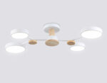 FL4858/4 WH/WD белый/дерево 60W 3000-6000K 700*400*120 (без ПДУ) — изображение 2