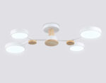 FL4858/4 WH/WD белый/дерево 60W 3000-6000K 700*400*120 (без ПДУ) — изображение 4