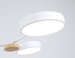 FL4858/4 WH/WD белый/дерево 60W 3000-6000K 700*400*120 (без ПДУ) — изображение 2