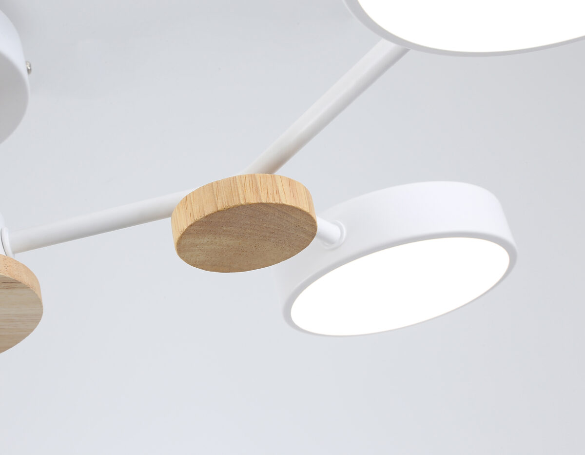 FL4858/4 WH/WD белый/дерево 60W 3000-6000K 700*400*120 (без ПДУ) — изображение 3