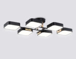 FL4887/6 BK/WD черный/дерево 108W 3000-6000K 850*430*140 (без ПДУ) — изображение 2