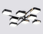 FL4890/8 BK/WD черный/дерево 144W 3000-6000K 960*960*160 (без ПДУ) — изображение 2