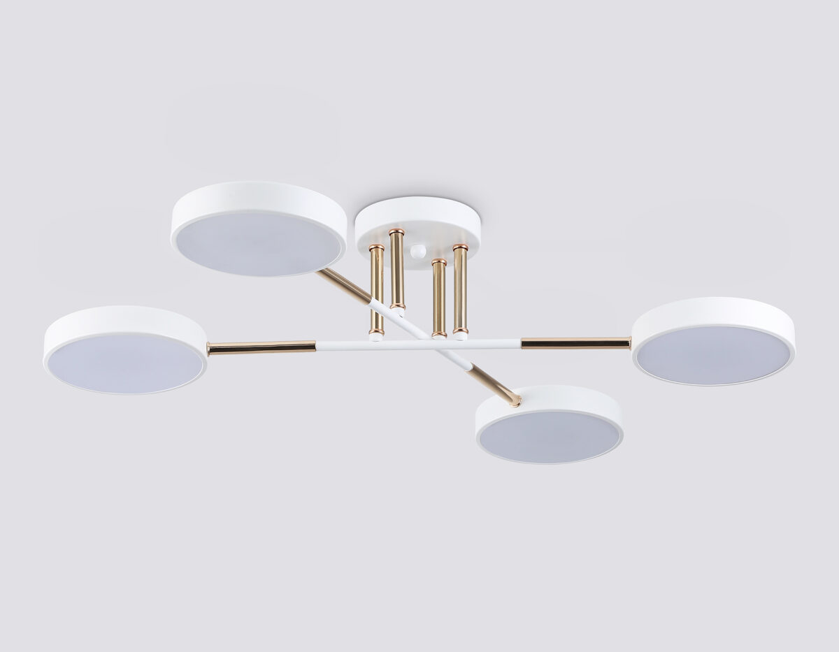 FL516331_mode4 FL516331/4 WH/FGD белый/золото 72W 3000-6000K 610*410*140 (без ПДУ) — изображение 1