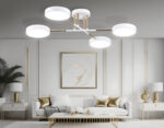 FL516331/4 WH/FGD белый/золото 72W 3000-6000K 610*410*140 (без ПДУ) — изображение 3