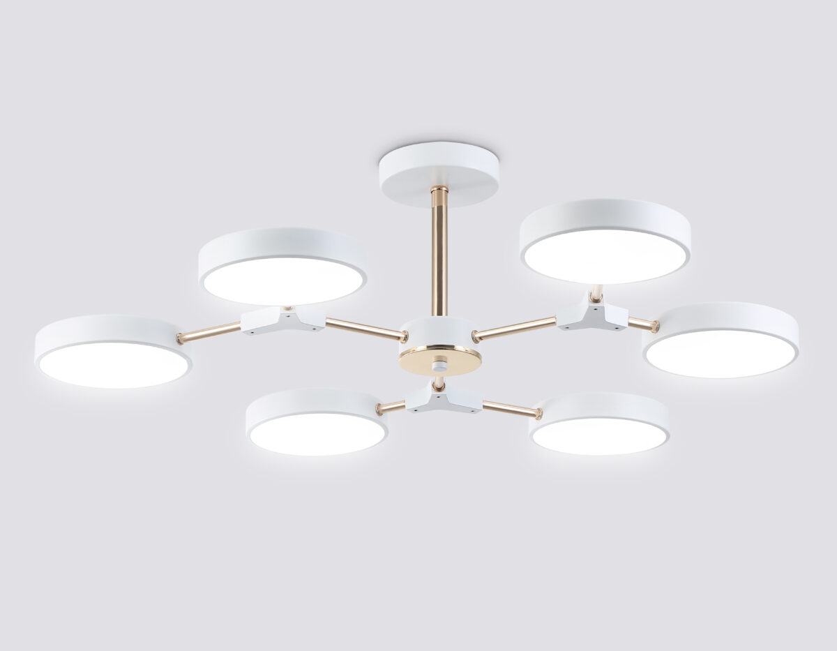 FL516333_mode1 FL516333/6 WH/FGD белый/золото 108W 3000-6000K D780*210 (без ПДУ) — изображение 1