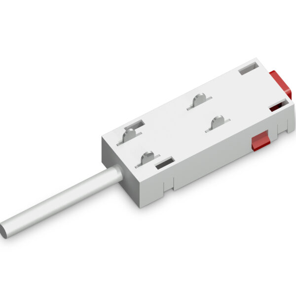 GL1101 WH белый ввод питания для шинопровода Magnetic 220V IP20 200*28.5*18