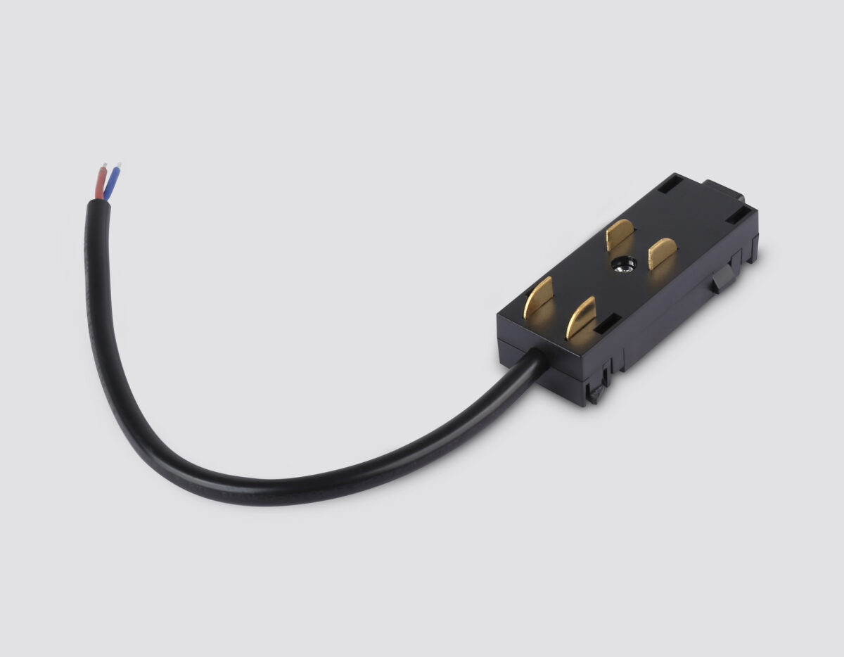 GL1102 BK черный ввод питания для шинопровода Magnetic 220V IP20 200*28.5*18 — изображение 3