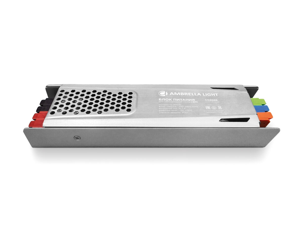 GS8666 GS8666 12V 200W 16,7A IP20 200-240V EMC 185*58*28 — изображение 1