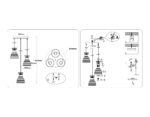 TR3408/3 BK/FGD/SM черный/золото/дымчатый E27/3 max 60W D345*1000 — изображение 6
