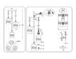 TR3410/3 BK черный E27/3 max 60W D330*1000 — изображение 2