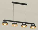 XB9152101/4 SBK/PYG/CL черный песок/золото желтое полированное/прозрачный GX53 (C9152, N8145)