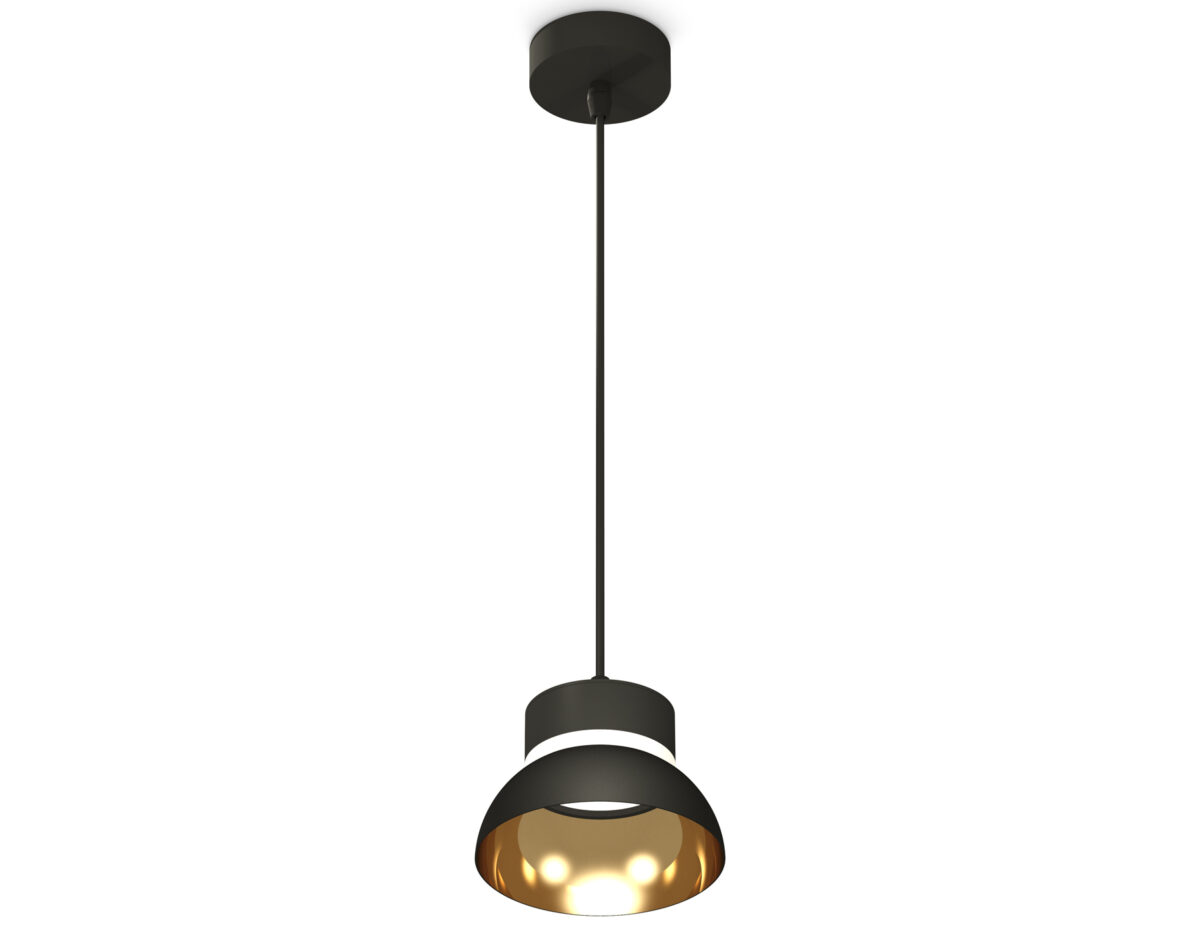 XP8111051 XP8111051 SBK/PYG/CL черный песок/золото желтое полированное/прозрачный GX53 — изображение 1