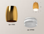 XS1125021 PYG/FR/CL золото желтое полированное/белый матовый/прозрачный MR16 GU5.3 (C1125, N7160) — изображение 3