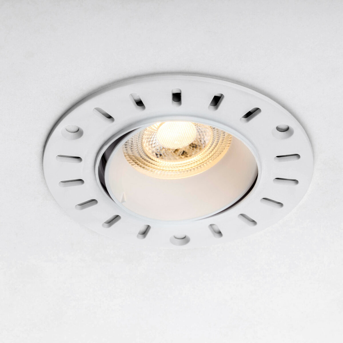 012006 Рамка (светильник) PVC д/LED-модулей 941хх и LED-ламп D50мм ANELLO ROUND БЕЛЫЙ — изображение 2