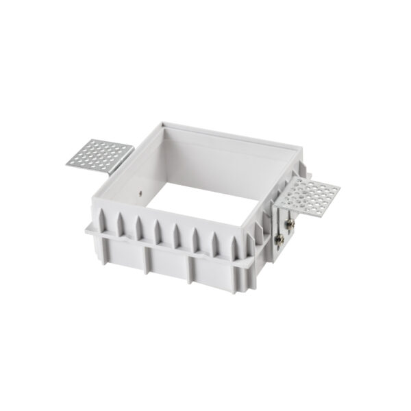 214510 Рамка скрытого монтажа DOMINO QUAD МR16 в гипсокартон/бетон под шпаклевку БЕЛЫЙ