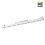 359624 SHINO NT25 158 белый Трековый светильник для низков. шинопровода с переключ. цв. темпер. IP20 LED 3000К4000К6000К 30W 48V FLUM