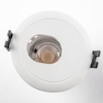 012216 Рамка (светильник) PVC д/LED-модулей 941хх и LED-ламп D50мм ANELLO ROUND БЕЛЫЙ — изображение 2