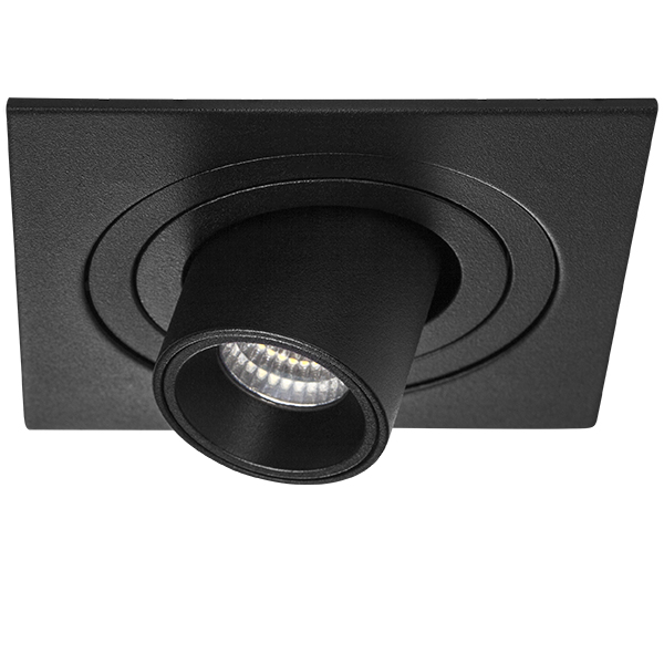 i517172 Светильник INTERO TUBO LED 7W 360LM 60G ЧЕРНЫЙ 3000K (217517+217172)