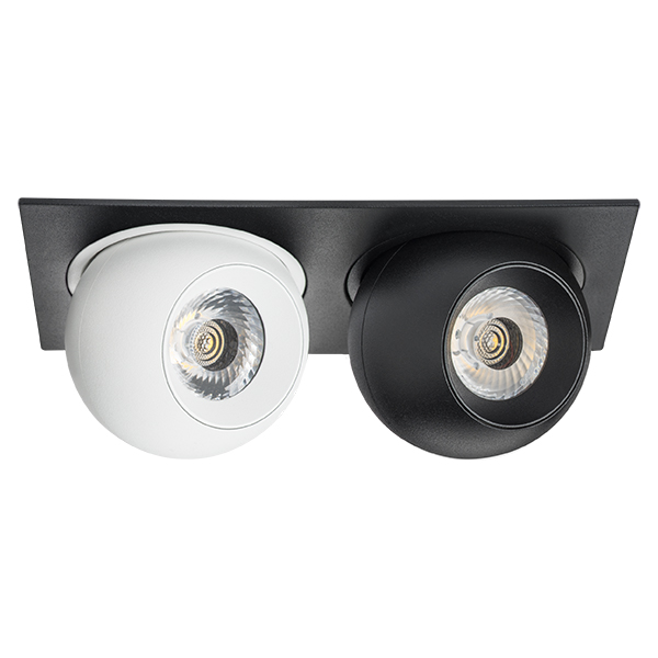 i5276272 Светильник INTERO LED 9W*2 850LM*2 24G ЧЕРНЫЙ/БЕЛЫЙ 3000K (217527+217062+217072)
