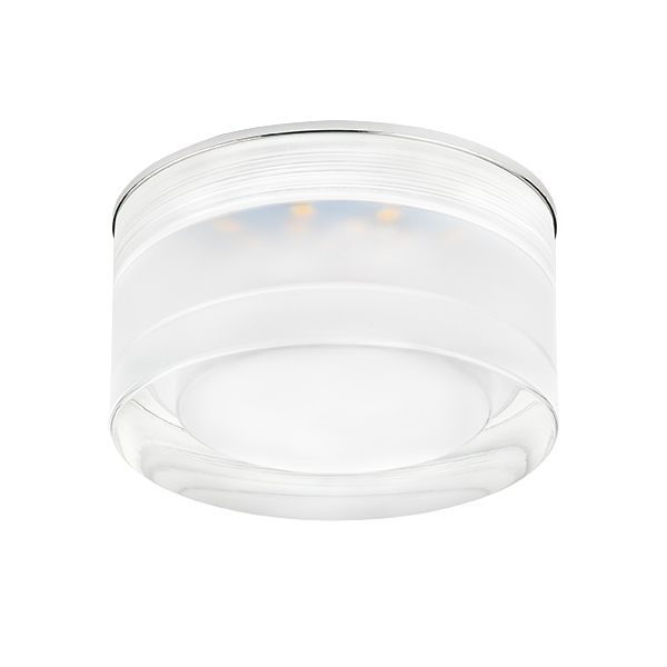 070234 Светильник ARTICO CYL LED 5W 400LM ХРОМ/ПРОЗРАЧНЫЙ/МАТОВЫЙ 4000K