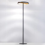 723727 Торшер LODI LED 9W 720LM ЧЕРНЫЙ/ДЕРЕВО 3000K