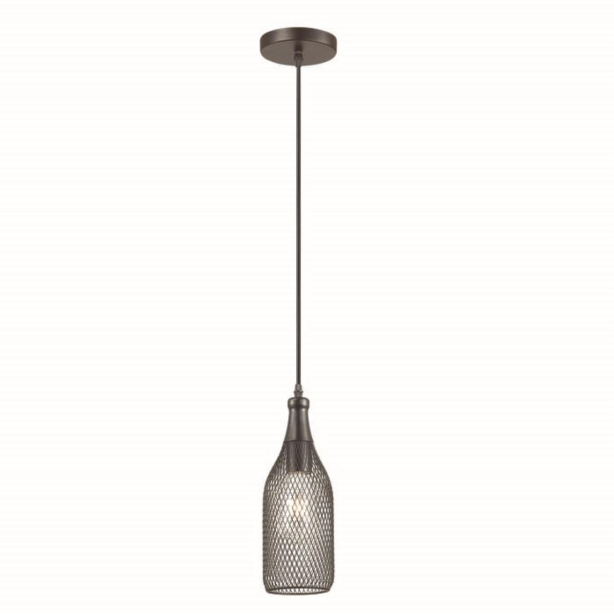 catalog_itemPics 3353/1 PENDANT ODL17 418 черный Подвес E27 60W 220V BOTTLE — изображение 1
