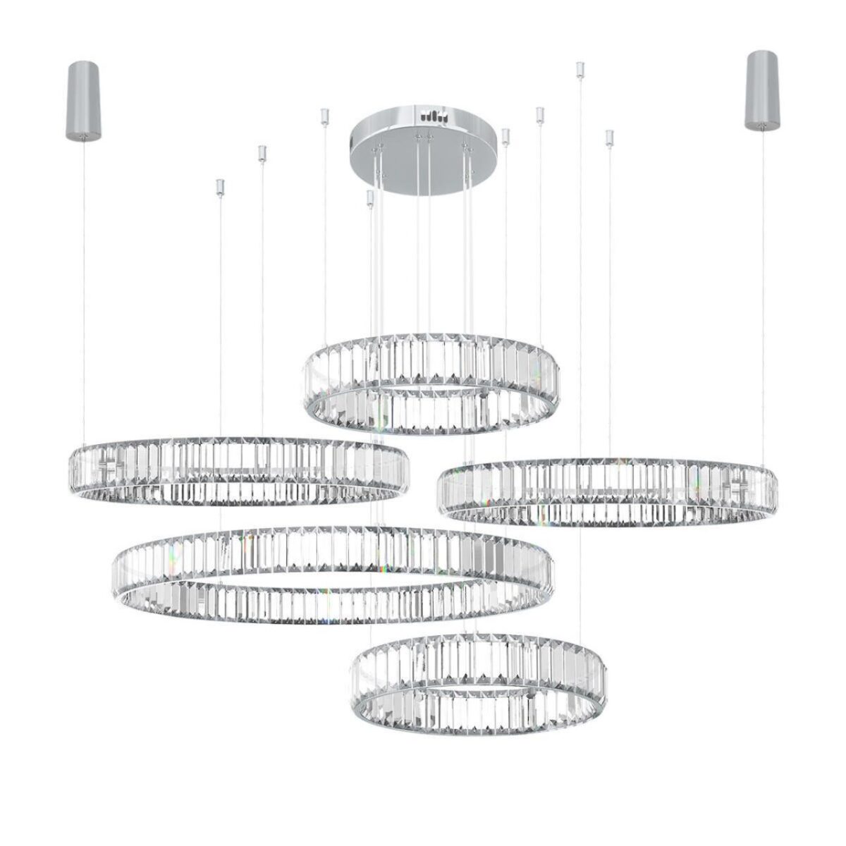 ce9c2d5d43a0e5dfa2f9fce070a85e97 10135/5 Chrome Подвесной светильник LOFT IT Crystal ring — изображение 1