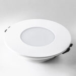 012806 Рамка (светильник) PVC д/LED-модулей 941хх и LED-ламп D50мм PIANO ROUND БЕЛЫЙ IP65 — изображение 2