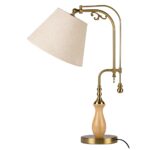 10569T Light wood Настольная лампа LOFT IT Elaine