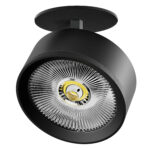 A5747RS Светильник ALTA PRO встраиваемый LED 35W 3230LM 36G ЧЕРНЫЙ 4000K со встр. чашей (215747 + 215007 + 215000-35)