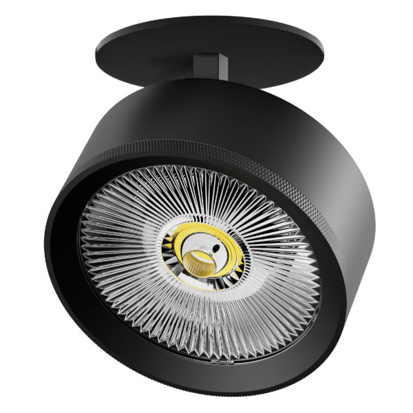 A5737RS Светильник ALTA PRO встраиваемый LED 35W 3230LM 36G ЧЕРНЫЙ 3000K со встр. чашей (215737 + 215007 + 215000-35)
