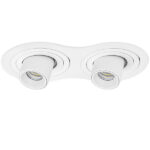 i626164 Светильник INTERO TUBO LED 7W*2 360LM*2 60G БЕЛЫЙ 4000K (217626+217164+217164)