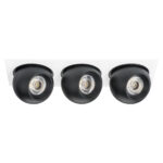 i536747474 Светильник INTERO LED 9W*3 850LM*3 24G БЕЛЫЙ/ЧЕРНЫЙ 4000K (217536+217074+217074+217074) — изображение 2