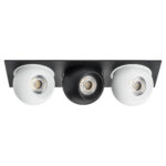 i537627262 Светильник INTERO LED 9W*3 850LM*3 24G ЧЕРНЫЙ/БЕЛЫЙ 3000K (217537+217062+217072+217062) — изображение 2