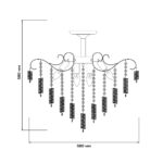 Escada 2106/8P E14*40W Chrome — изображение 6