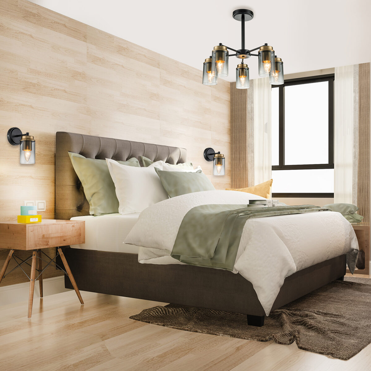 Escada 2118/5P E14*40W Black/Brass — изображение 4