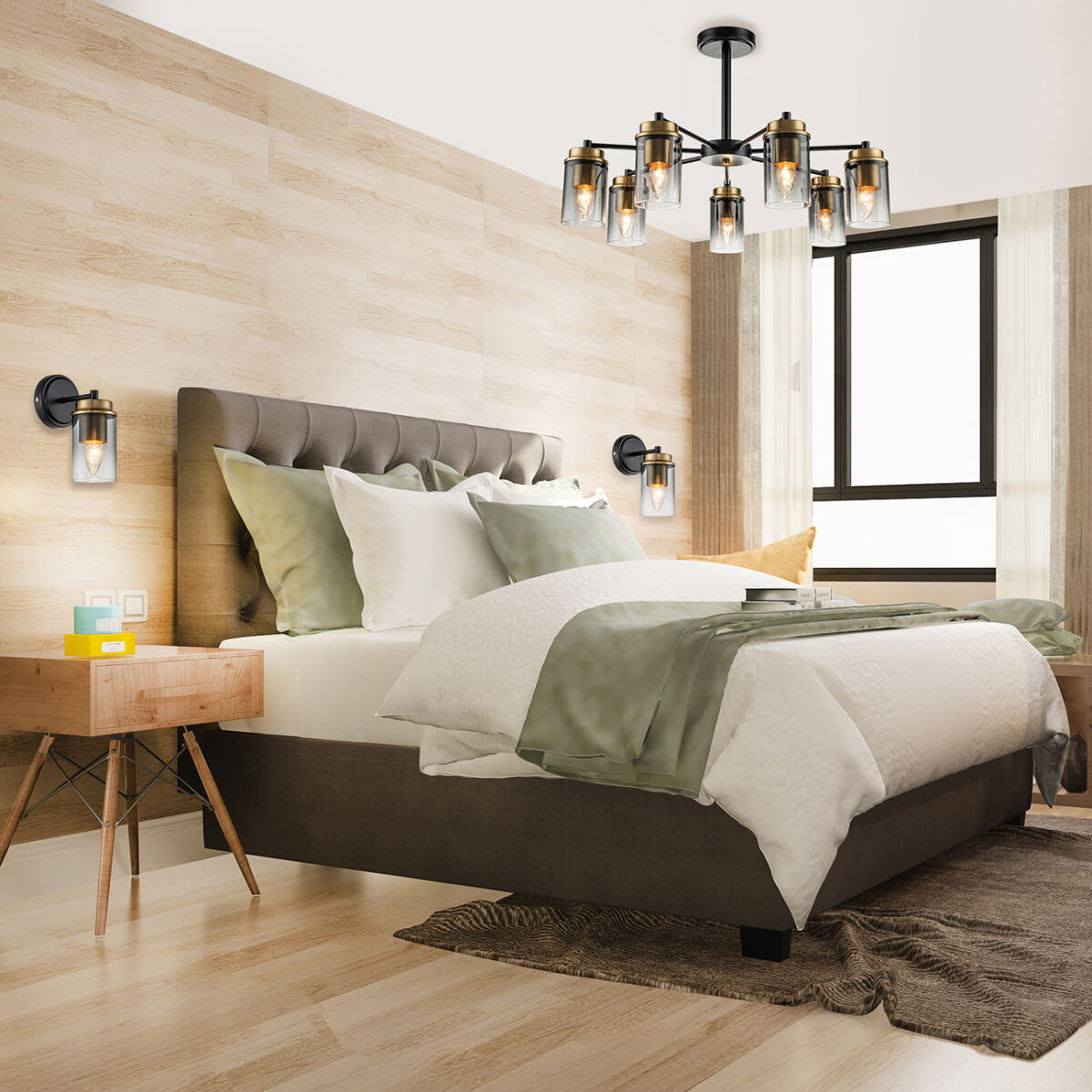 Escada 2118/7P E14*40W Black/Brass — изображение 5
