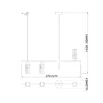 Escada 2100/3P E14*40W Black — изображение 5