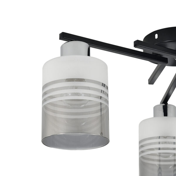 Escada 1132/3P E27*60W Black/Chrome