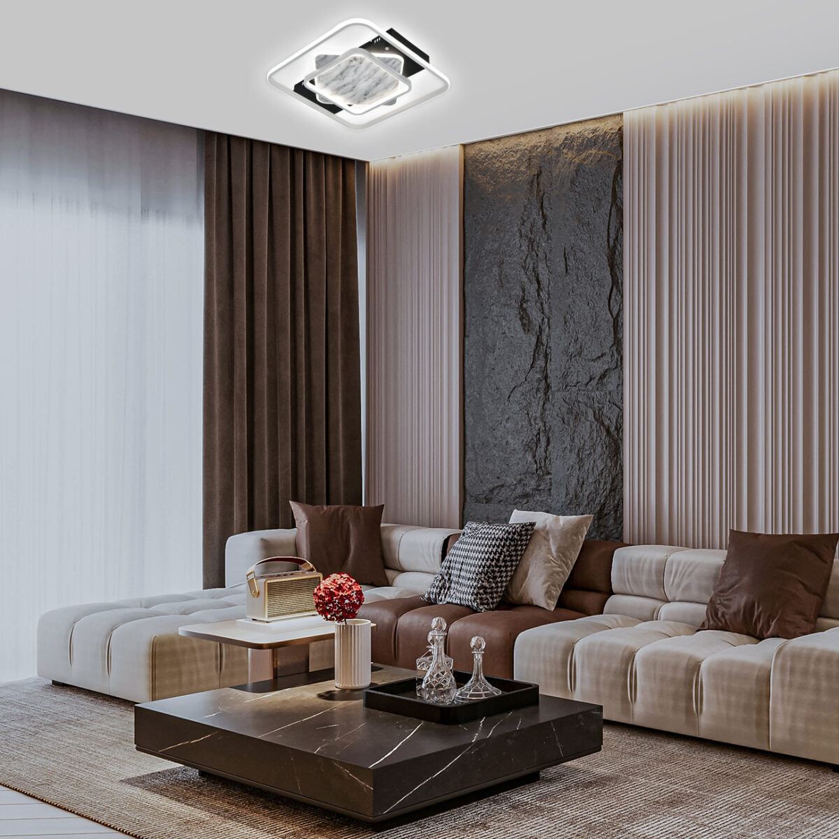 Escada 10293/3 LED*111W White/Black/Marble — изображение 5